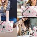 CISSOOK Hard Shell Case for MacBook Air 13 Inch A2337 M1 A1932 A2179 2021 2020 2019 2018 Released, Cherry Floral Beauty Cover with Keyboard Cover + Screen Protector for 2021 Air 13-Cherry Blossoms