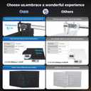 16 Pack Large Fold Soundproof Wall Panels,12 x 12 x 0.47 in Sound Proof Foam Panels for Walls, 1.2lb/ft High Density, Thicker 0.47in, Acoustic Panels, Sound Dampening Panels Gray