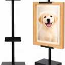 Adjustable Tabletop Easel Stand, Picture Easels for Display Up to 29" H, Metal Picture Frame Holder Stand Table for Art, Photo (black)