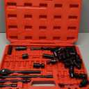 3/8" Drive Impact Socket Set, 67-Piece Standard Metric & SAE 6 Point CR-V Steel Sockets,Includes Extension Bars, 20-Piece Swivel Sockets, Universal Joint, Ratchet Handle and Adapter