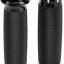 1 Inch/25mm Motorcycle Handlebar Grips Cable Throttle Hand Grips for Harley Touring Softail Dyna Sportster Street Glide Cruisers Choppers
