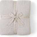Barefoot Dreams CozyChic Throw, Stone, 54"x72"