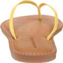 Amazon Essentials Women's Thong Sandal (9 Wide, Bright Yellow)