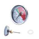 5070 Fryer Thermometer Dial for Bayou 2.5-gal 4-gal and 9-gal Fryers w/ 50-400F Range