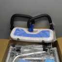 Swive Shower Chair with Arms and Back Heavy Duty 500 lbs for Seniors Elderly Disabled or Bariatric Adults Bench Seat for Inside Shower Stall and Bathroom Bath Tub Seats Adjustable Stool