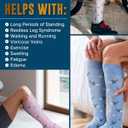 Doctor's Select 3 Pairs Copper Toeless Compression Socks Women & Men - 20-30 mmHg Open Toe Compression Socks Knee High Women