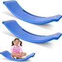 2 Pack Balance Board for Kids Teeter Totter Plastic Wobble Balance Board Indoor Toddler Toys for Toddler Exercise Motor Skills, Gaming, Outdoor and Indoor, Blue