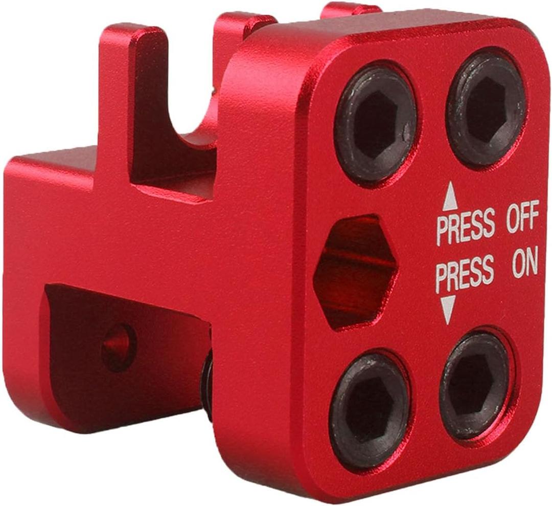 Master Link Press Tool For Drag Specialties Motorcycle ATV 520 525 530 Bike Chain Tool Motorcycle Chain Tool Motorcycle Chain Rivet Tool(RED)