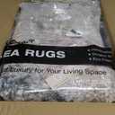 6x8 Area Rug Living Room: Machine Washable Large Abstract Modern Soft Rugs Stain Resistant Indoor Floor Non Slip Accent Carpet for Bedroom Nursery Playroom Office Dining Room Dorm Home House- Brown