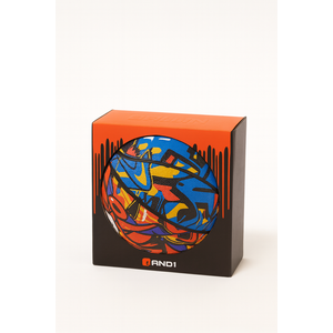 AND1 Supreme Grip Official Regulation Size 7 (29.5 inches) Rubber Basketball - Deep Channel Construction Streetball, Made for Indoor Outdoor Games