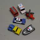 Tub Works Emergency Cars Light Up Bath Toys, 6 Pack | Water-Activated Light Up Toys Flash & Change Color | Soft, Squeezable Baby & Toddler Bath Toys | Sensory Toys with Bath Lights for Kids Bath