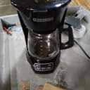 BLACK+DECKER CM1110B Programable 12-Cup Coffee Maker, Easy Pour, Non-Drip Carafe with Removable Filter Basket, Black