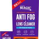 2-in-1 Anti Fog & Lens Cleaning Wipes, Designed for Delicate Optics, Eyeglasses, Face Shields, Eyeglass Wipes with Invisible Nano Coating, Quick Dry, Streak-Free Lens Wipes