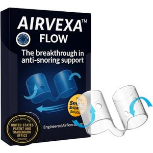 Anti-Snoring  Patent-Pending Airvent System  Includes 4 Sizes for Perfect Fit  Reduces Snoring & Dry Mouth  Ultra-Soft Silicone  Made in The Netherlands