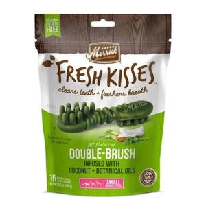 Merrick Fresh Kisses Small Coconut Oil/Botanical 15ct Bag {L+1x} 295786