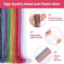 3 x 30PCS Mardi Gras Beads, 33" Beaded Necklace,Carnival Beads,Party Supplies Costume Accessories, Festival Parade Throw-In Set,Birthday,Celebration Decorations(10 colors)