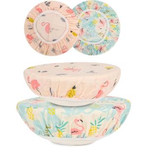 Reusable Bowl Covers for Bread Proofing, Cotton Beeswax Bowl Covers Reusable with Elastic Rim, Sourdough Bowl Cover for Food Storage and Food Preservation (10INCH) 