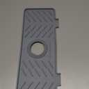 Meiliweser Silicone Faucet Splash Guard Gen 3-10 Large Slope & Adaptable Hole Faucet Handle Drip Catcher Tray - 14 x 5.5 Kitchen Sink Accessories for Kitchen, Bathroom(Gray)