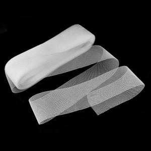 50 Yards 3 Inch Polyester Horsehair Braid for Sewing, Horsehair Trim for Boning Sewing Hat Skirt Wedding Dress Dance Gowns, White