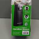 Hamilton Beach Extra-Tall Electric Automatic Can Opener with Easy-Clean Detachable Cutting Lever, Cord Storage, Knife Sharpener, Black (76702)