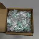 120PCS Heavy-Duty Adhesive Cable Clips, Clear Traceless Cord Organizer & Wire Holders for Wall, Desk, Car, LED Strips and Outdoor Lights (Small)