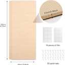 3 Pack Total 118.1"x15.8" Cat Scratch Couch Furniture Protector, Trimmable Super Self-Adhesive Anti Cat Scratching Pad, DIY Climb Cat Scratcher Mat Protector for Sofa and Covering Cat Tower (Khaki)