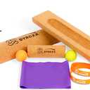 Balance Board (35cm, Not 30cm) - Foot Restoration & Balance Kit, Cork Foot Strengthener for Balance Stability, Enhance Mobility & Strength, Plantar Fasciitis Recovery, Improve Foot Health & Function, Prevent Falls