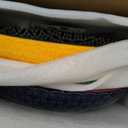 DOWAN 10" Vibrant Pasta, Salad & Soup Serving Bowls Set of 3, Embossed Large Porcelain Ceramic, Microwave & Dishwasher Safe, Bonita Design Dinnerware Dishes for Daily Dining, Family Gatherings, Party