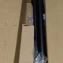 Black Curtain Rods for Windows 48 to 84 Inches Adjustable Heavy Duty 1" Diameter Window Curtain Rod with Decorative Finials for Outdoor Farmhouse Bedroom Kitchen Living Room