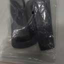 Rubber Door Stops Door Stoppers Holder Security Floor Door Stops Suitable for Various Floors TPR Rubber, Sloped Design, Reinforced Skirting No Irritating Odor