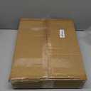 C Shaped End Table with Charging Station, Side Table for Living Room Bedroom, Slide Under Couch Sofa TV Trays Desk, Small Narrow Space Applicable, Black (29in height)