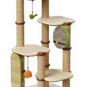 PETLIBRO Infinity Cat Tree Tower for Indoor Cats, Modular Design with Cat Bed, Toy, Felt Pads, Sisal Scratching Posts, 2-Second Setup, Sturdy Multi-Level Activity Center Cat Condo for Any Room