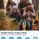 Inspireyes Walkie Talkies for Kids, Rechargeable Long Range 2 Pack, Kids Toys for Boys Girls Ages 3-12, 2 Way Radio Toy, Outdoor Adventure Toys, Camping Hiking Gear, Birthday Gifts for Kids