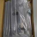 10 Pack Bronze Solid Cabinet Handles Drawer Pulls, 7.38-inch/187mm Length (5-inch Hole Center) Door Handle (1/2-inch Diameter) Kitchen Stainless Steel Cabinet Hardware Handle, Oil-Rubbed Bronze