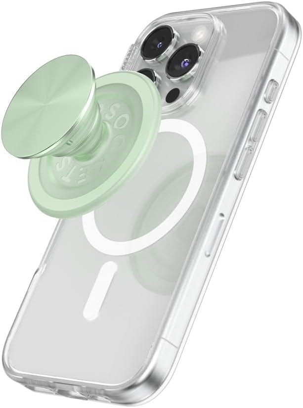 PopSockets Phone Grip for MagSafe with Kickstand, Magnetic Stand, Swappable Top, Secure Hold for iPhone MagSafe Cases, Phone & Tablet Grip, Cute PopSockets - Honeydew PopSockets Phone Grip for MagSafe with Kickstand, Magnetic Stand, Swappable Top, Secure Hold for iPhone MagSafe Cases, Phone & Tablet Grip, Cute PopSockets - Honeydew