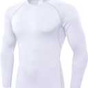 SPVISE 1 or 3 Pack Men's Compression Shirts Long Sleeve Workout Gym T-Shirt Running Top Cool Dry Sports Base layer Undershirts (Medium)