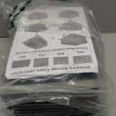 Punemi Wine Glass Storage Box, Glassware Storage Containers w/Hard Shell Side Bottom Support & Padded Dividers, Stackable Stemware Storage Case for 24 China Crystal Glasses Drinkware, Moving Supplies