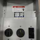 Temporary Power Outlet Panel, with 20, 30, 50 Amp Receptacle Installed, Tocretoare Prewired RV Power Outlet Box, NEMA 3R Enclosed and Weatherproof, Fit for RV Camper Travel and Construction Sites