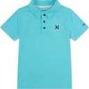 Hurley Performance Polo Shirt, Barracuda Blue, 6