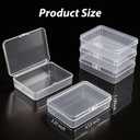 Wenqik 120 Pcs Crayon Box, Plastic Clear Organizer for Classroom