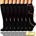 Compression Socks for Women & Men Circulation (8 Pairs)
