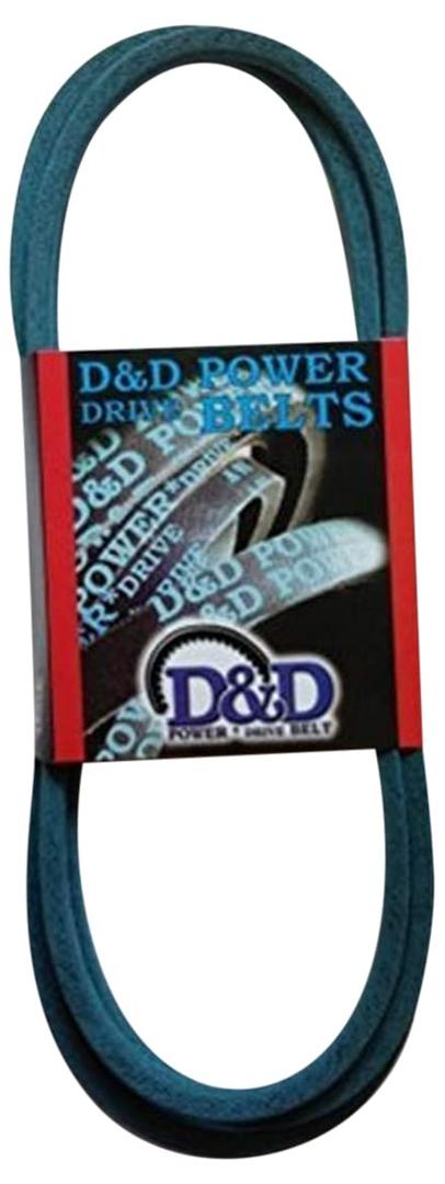 D&D PowerDrive 4220 Kevlar Swisher Replacement Belt, 1/2" x 74", 4LK Section, Rubber