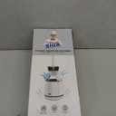 MR.SIGA Toilet Bowl Brush and Holder, Premium Quality, with Solid Handle and Durable Bristles for Bathroom Cleaning, White, 1 Pack (One Size)