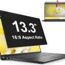 5 x Laptop Privacy Screen 13.3 Inch Compatible with Hp/ Dell/ Acer/ Samsung/ Asus/ Toshiba/ Sony/ Thinkpad, Removable 16:9 Aspect Privacy Filter Screen Protector for 13.3Inch Laptop, Anti Blue Light Glare