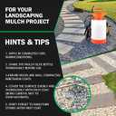 Mulch Glue for Landscaping, 1.32Gallon Rock Glue,No-Toxic Long-Lasting,Fast-Dry Strong Pebble Binder, Powerful Pea Gravel Binder for Garden, Pine Straw for Outdoor,Mulch Lock and Pea Gravel Stabilizer