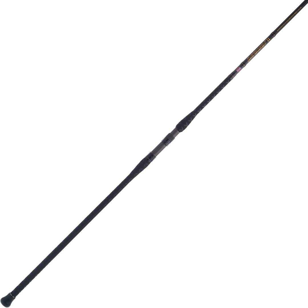 PENN Fishing Squadron III Surf Conventional Fishing Rod, Titanium/ Red/ Gold, 10' - Medium - 2pc (SQDSFIII1220C10)