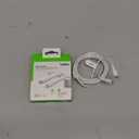 Belkin BoostCharge Nylon Braided USB C to Lightning Cable 6.6ft/2M - MFi Certified 18W Power Delivery iPhone Charger Cord - Apple Charger USB C Cable - Fast Charging for iPhone 14, iPhone 13 - White