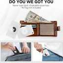 7 x 2Pack Airtag Holder Wallet Card,Slim Air tag Card,Airtags Card Case for Wallet,Purse,Handbag,Clutch,Backpack,Pocket,(Black, Airtag Not Included)