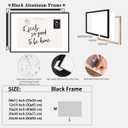 Cute Girly Wall Art Feels So Good To Be Home Vintage Black Postcard Poster Canvas Print Trendy Apartment Aesthetic for Home College Dorm Cool Girl Wall Decor 8x12inch black framed