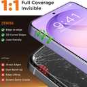 4 x Zeniss NeverBreak 9H+ Hardness for Samsung Galaxy S26 Ultra Screen Protector 12FT Military Grade Protection (Scratch, Shatter, Drop Resistance) Tempered Glass 6.9", 2 Pack with De-Bubble Card, Clear